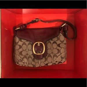 Coach leather purse